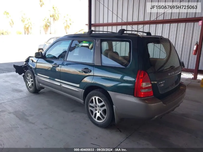 JF1SG67695H725063 2005 Subaru Forester 2.5Xs L.l. Bean