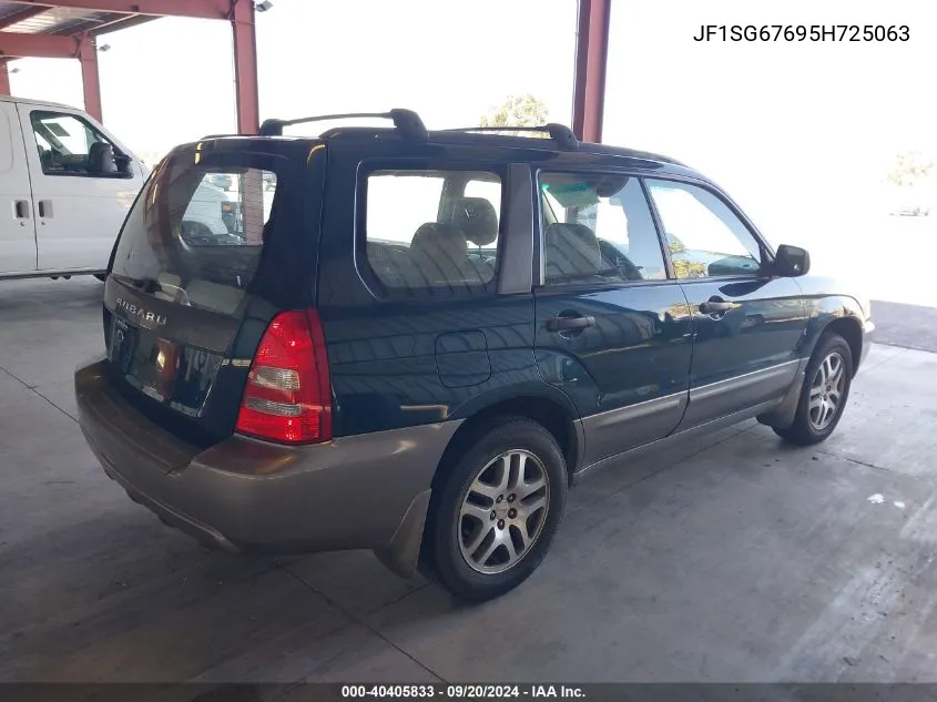 JF1SG67695H725063 2005 Subaru Forester 2.5Xs L.l. Bean