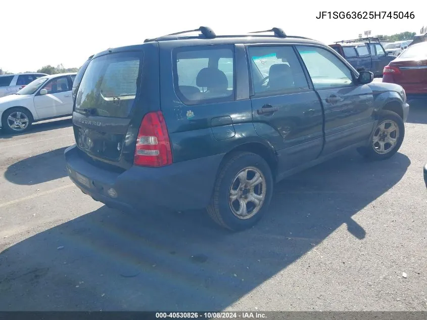 2005 Subaru Forester 2.5X VIN: JF1SG63625H745046 Lot: 40530826