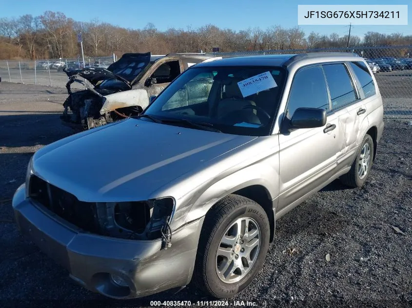 2005 Subaru Forester 2.5Xs L.l. Bean VIN: JF1SG676X5H734211 Lot: 40835470