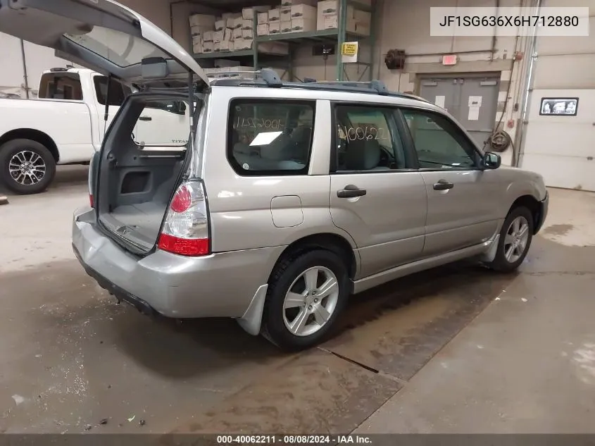 JF1SG636X6H712880 2006 Subaru Forester 2.5X