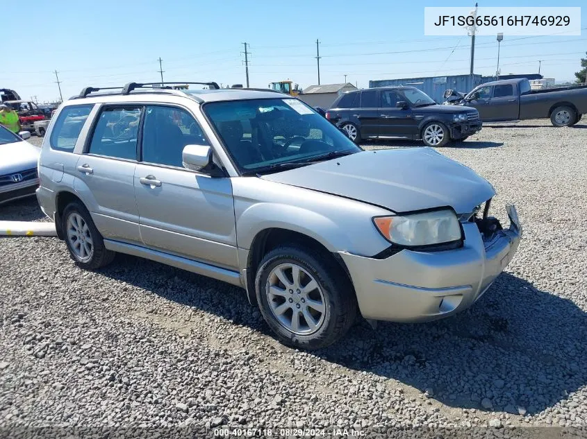 2006 Subaru Forester 2.5X VIN: JF1SG65616H746929 Lot: 40167118