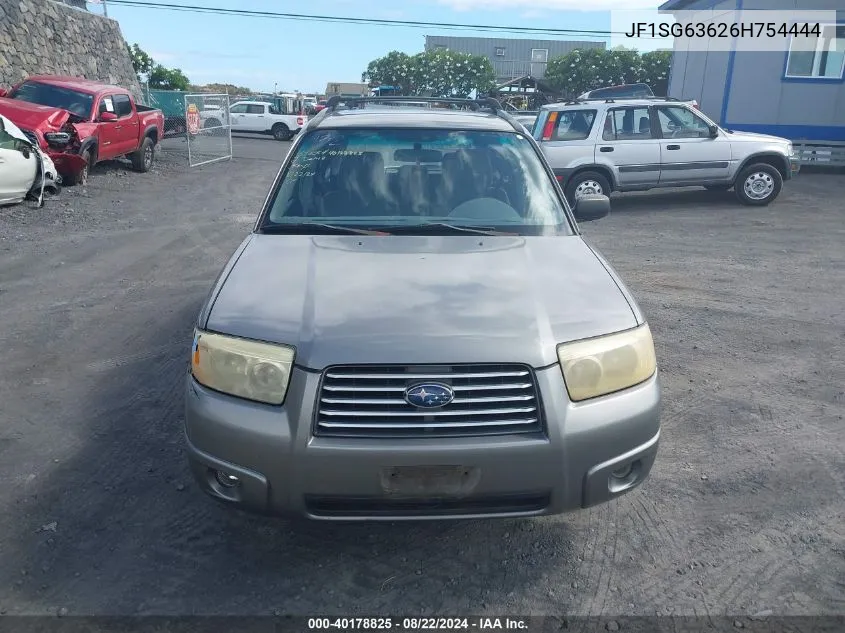 JF1SG63626H754444 2006 Subaru Forester 2.5X