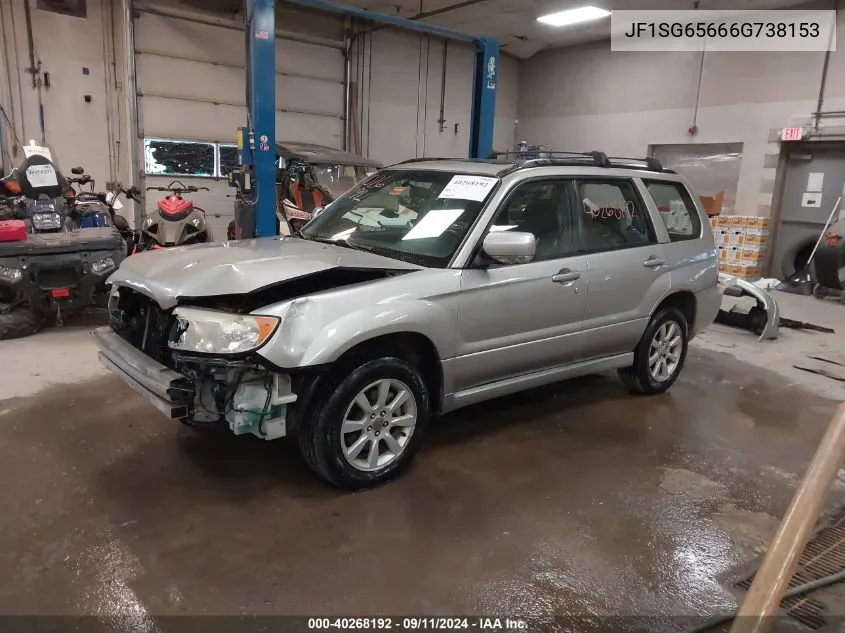 JF1SG65666G738153 2006 Subaru Forester 2.5X