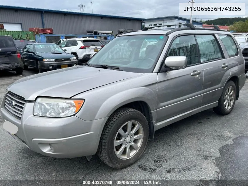 2006 Subaru Forester 2.5X VIN: JF1SG65636H743255 Lot: 40270768