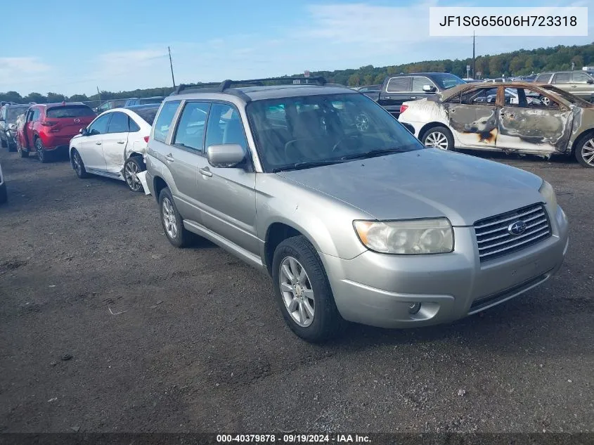 JF1SG65606H723318 2006 Subaru Forester 2.5X