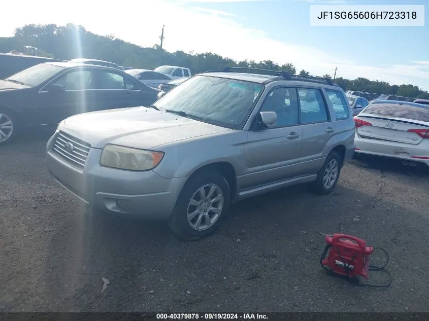 JF1SG65606H723318 2006 Subaru Forester 2.5X