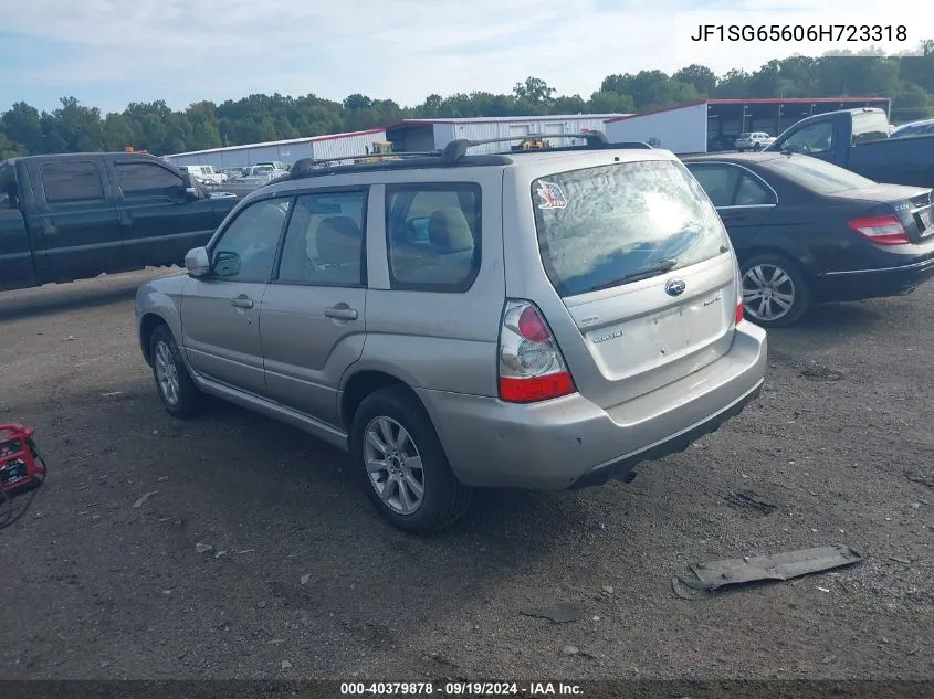 JF1SG65606H723318 2006 Subaru Forester 2.5X