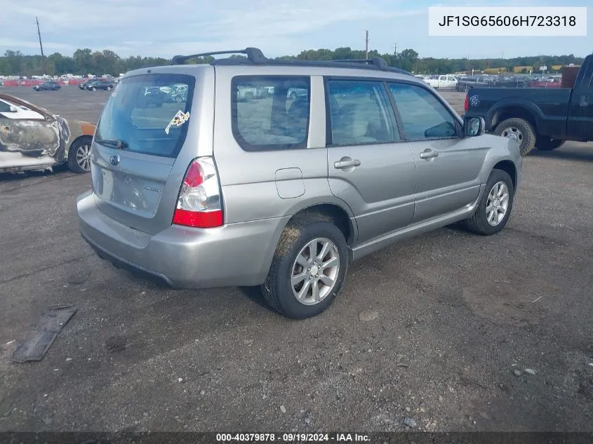 JF1SG65606H723318 2006 Subaru Forester 2.5X