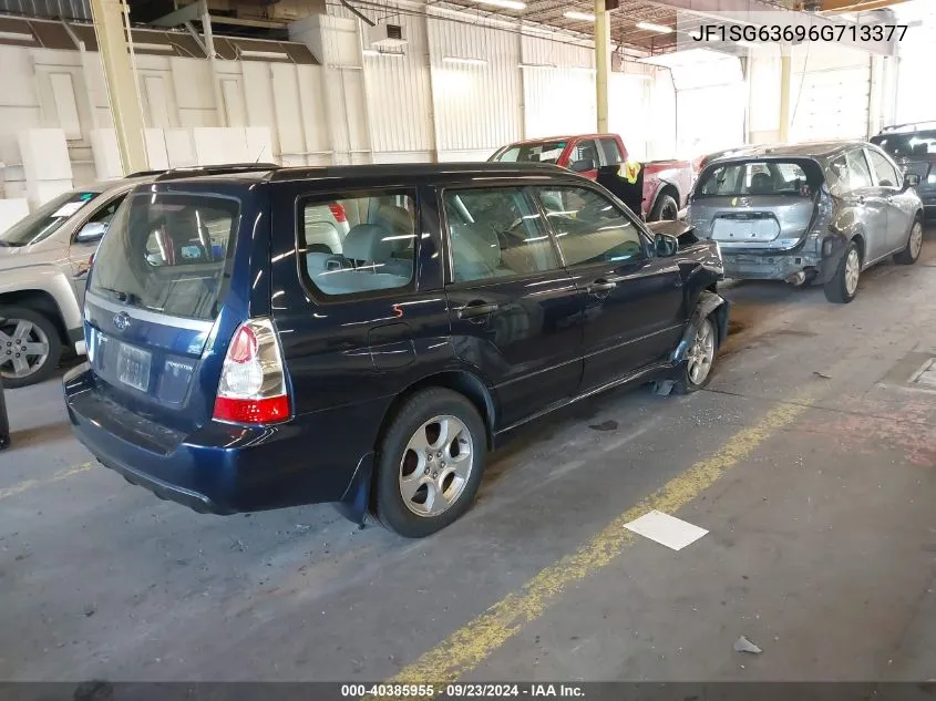 2006 Subaru Forester 2.5X VIN: JF1SG63696G713377 Lot: 40385955