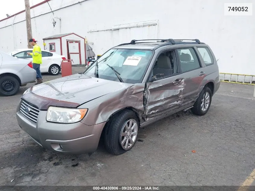 2006 Subaru Forester 2.5X Premium VIN: 749052 Lot: 40430906