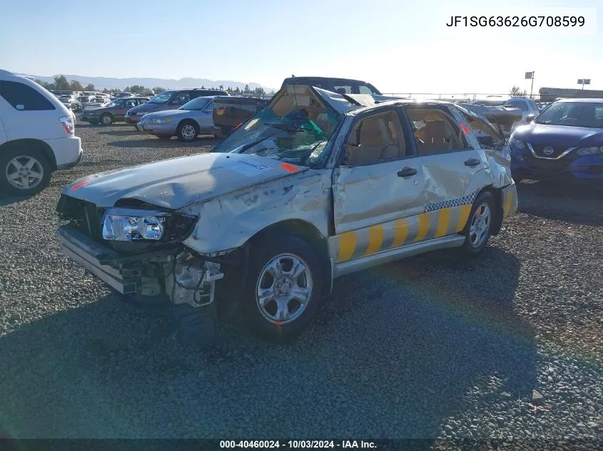 2006 Subaru Forester 2.5X VIN: JF1SG63626G708599 Lot: 40460024