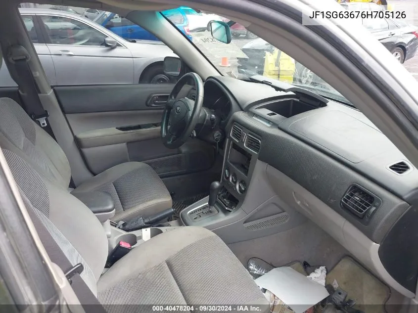 JF1SG63676H705126 2006 Subaru Forester 2.5X