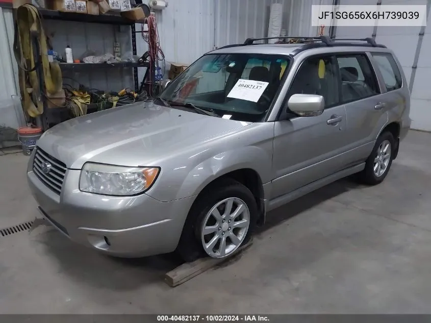 2006 Subaru Forester 2.5X VIN: JF1SG656X6H739039 Lot: 40482137