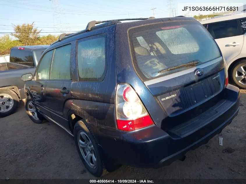 JF1SG63666H716831 2006 Subaru Forester 2.5X