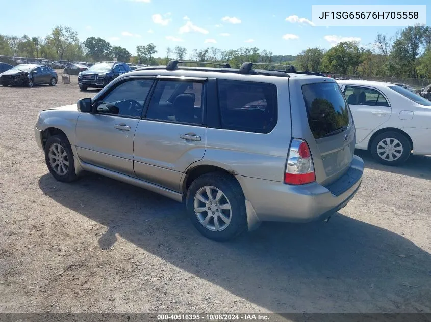 2006 Subaru Forester 2.5X Premium VIN: JF1SG65676H705558 Lot: 40516395