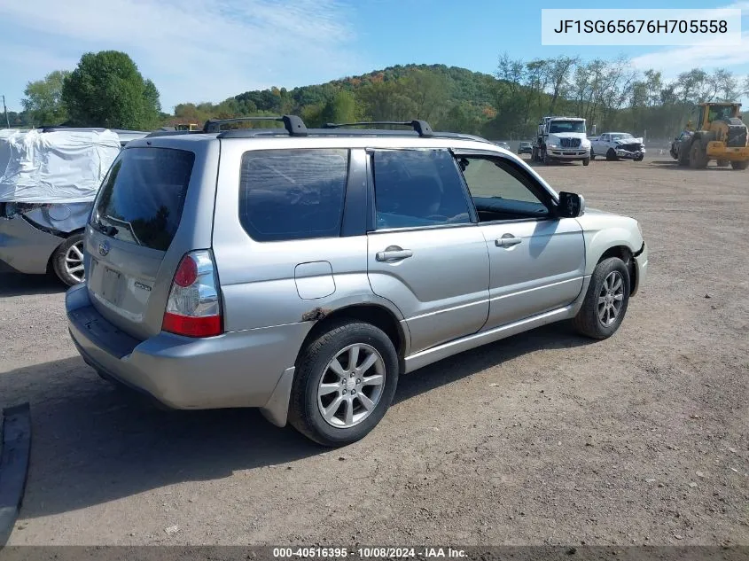 2006 Subaru Forester 2.5X Premium VIN: JF1SG65676H705558 Lot: 40516395