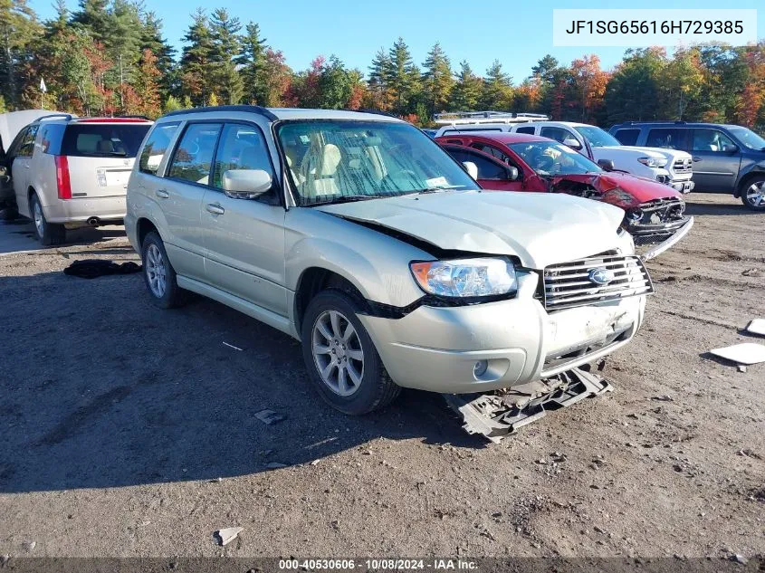 2006 Subaru Forester 2.5X Premium VIN: JF1SG65616H729385 Lot: 40530606