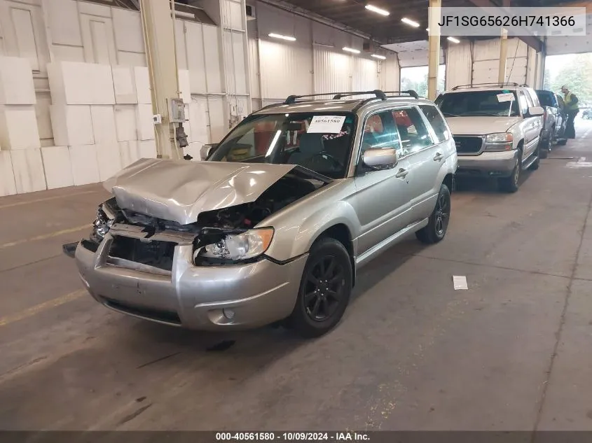 2006 Subaru Forester 2.5X Premium VIN: JF1SG65626H741366 Lot: 40561580