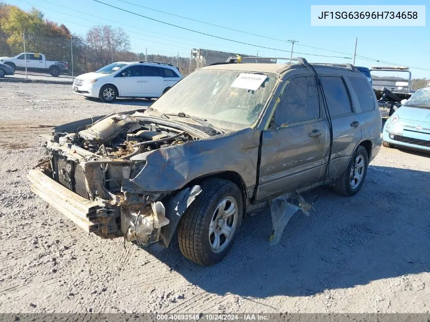 2006 Subaru Forester 2.5X VIN: JF1SG63696H734658 Lot: 40693549