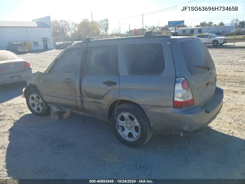 2006 Subaru Forester 2.5X VIN: JF1SG63696H734658 Lot: 40693549