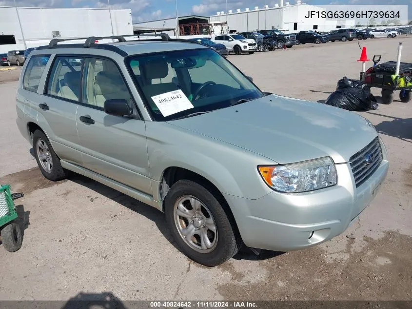 2006 Subaru Forester 2.5X VIN: JF1SG63696H739634 Lot: 40824642