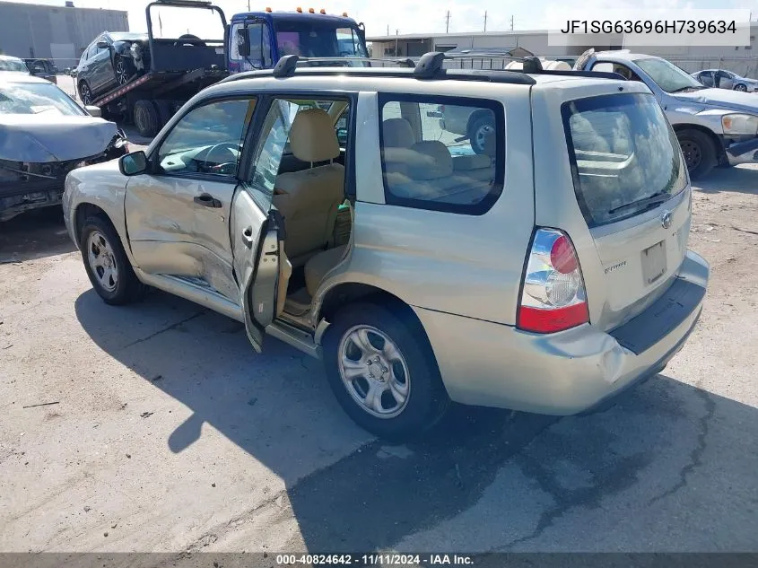 2006 Subaru Forester 2.5X VIN: JF1SG63696H739634 Lot: 40824642