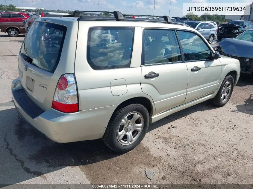 2006 Subaru Forester 2.5X VIN: JF1SG63696H739634 Lot: 40824642