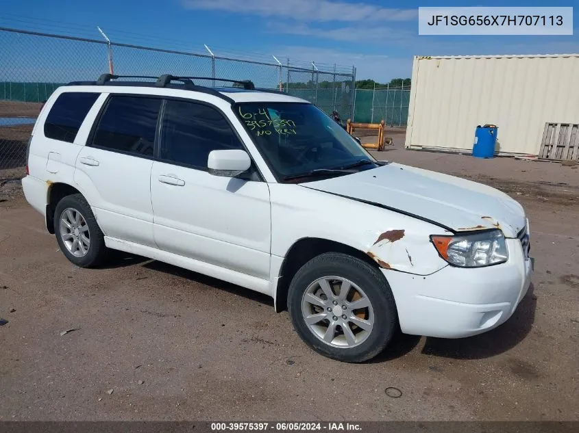 2007 Subaru Forester 2.5X VIN: JF1SG656X7H707113 Lot: 39575397