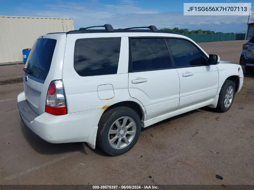 JF1SG656X7H707113 2007 Subaru Forester 2.5X