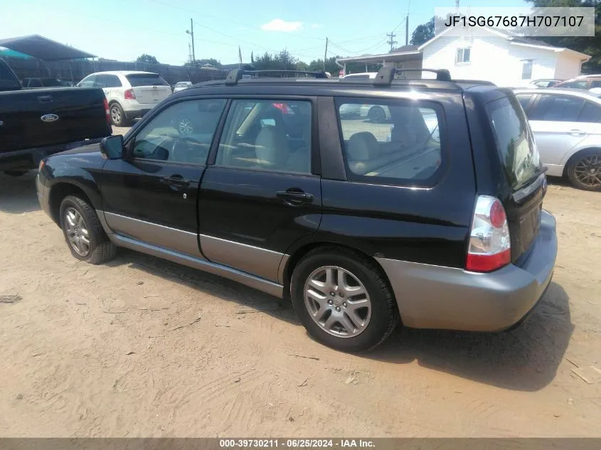 2007 Subaru Forester 2.5X L.l. Bean Edition VIN: JF1SG67687H707107 Lot: 39730211