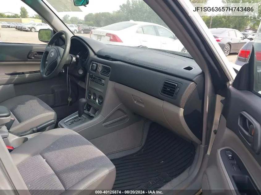 JF1SG63657H743486 2007 Subaru Forester 2.5X