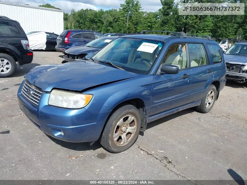 2007 Subaru Forester 2.5X VIN: JF1SG63667H737372 Lot: 40150320