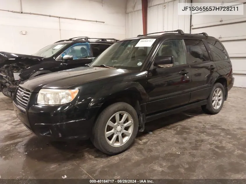 JF1SG65657H728211 2007 Subaru Forester 2.5X