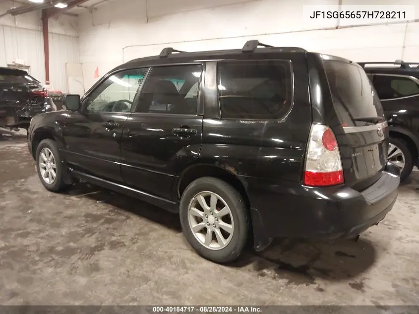 JF1SG65657H728211 2007 Subaru Forester 2.5X