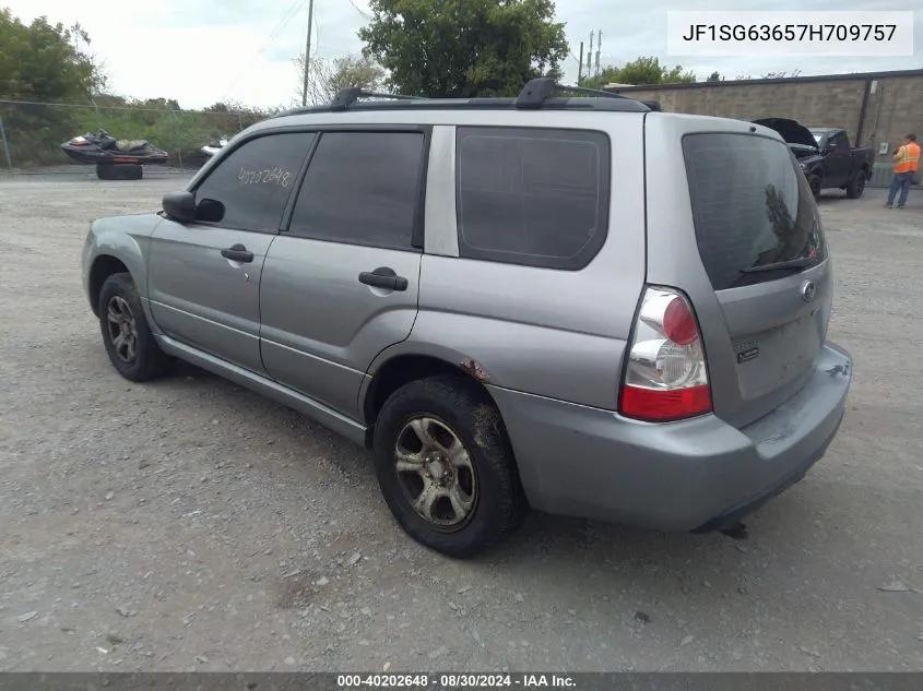 2007 Subaru Forester 2.5X VIN: JF1SG63657H709757 Lot: 40202648