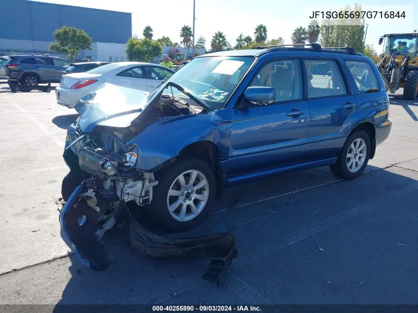 2007 Subaru Forester 2.5X VIN: JF1SG65697G716844 Lot: 40255890