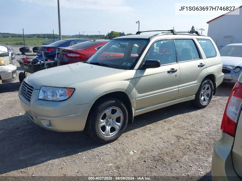 2007 Subaru Forester 2.5X VIN: JF1SG63697H746827 Lot: 40272920