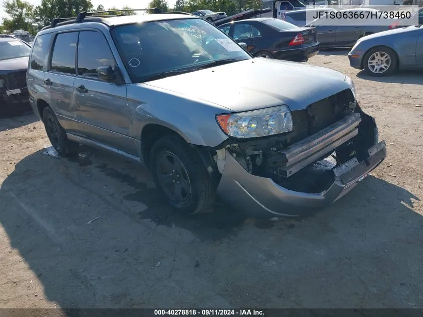 2007 Subaru Forester 2.5X VIN: JF1SG63667H738460 Lot: 40278818