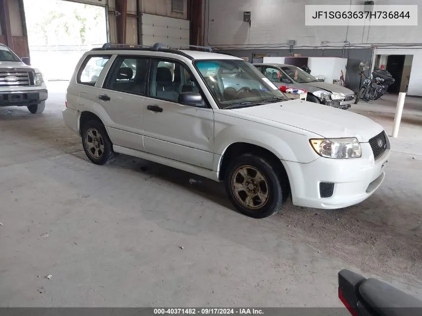 2007 Subaru Forester Sports 2.5X VIN: JF1SG63637H736844 Lot: 40371482