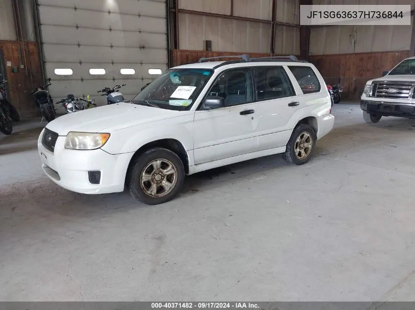 2007 Subaru Forester Sports 2.5X VIN: JF1SG63637H736844 Lot: 40371482