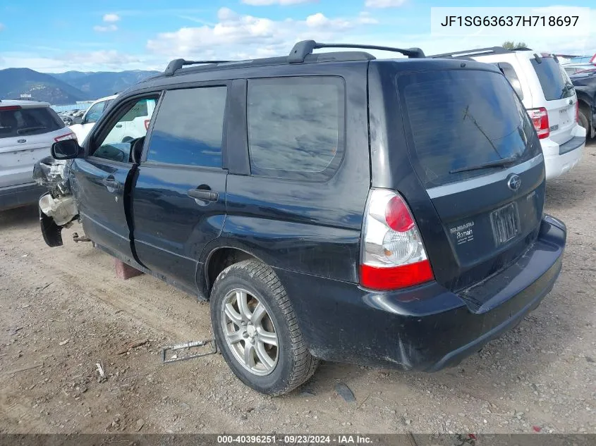 2007 Subaru Forester 2.5X/Sports 2.5X VIN: JF1SG63637H718697 Lot: 40396251