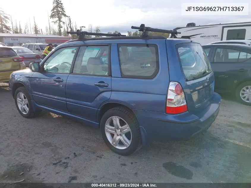 2007 Subaru Forester 2.5Xt Limited VIN: JF1SG69627H713367 Lot: 40416312