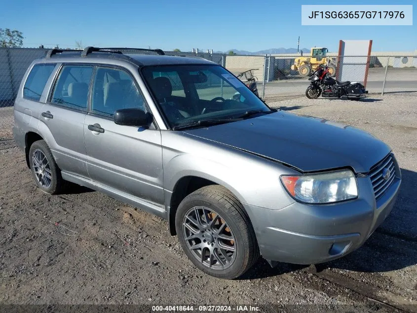 2007 Subaru Forester 2.5X VIN: JF1SG63657G717976 Lot: 40418644