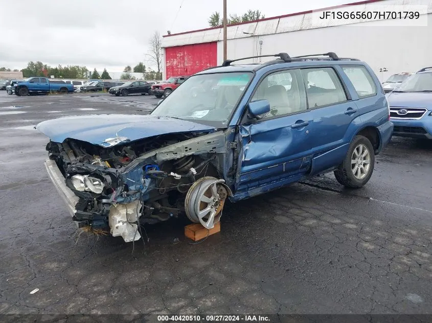 2007 Subaru Forester 2.5X VIN: JF1SG65607H701739 Lot: 40420510