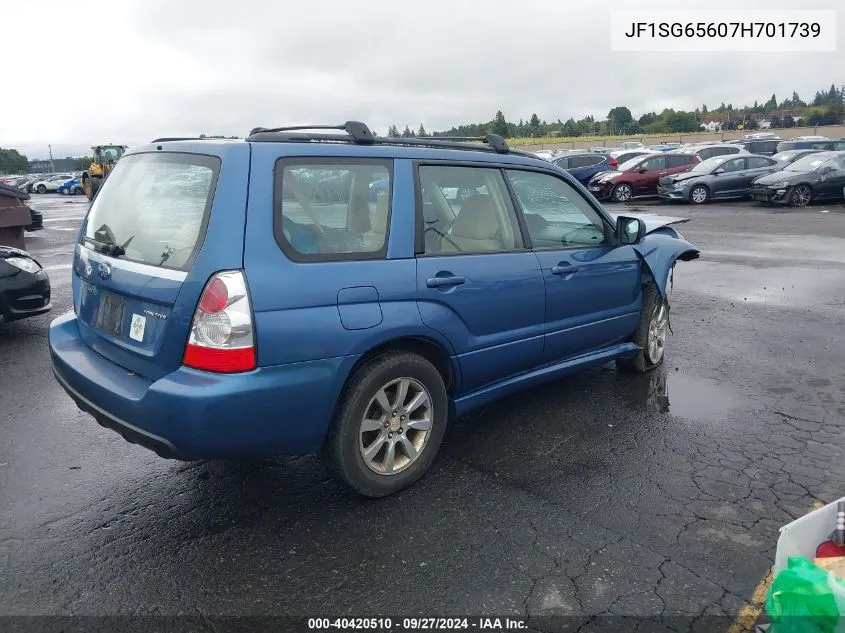 2007 Subaru Forester 2.5X VIN: JF1SG65607H701739 Lot: 40420510