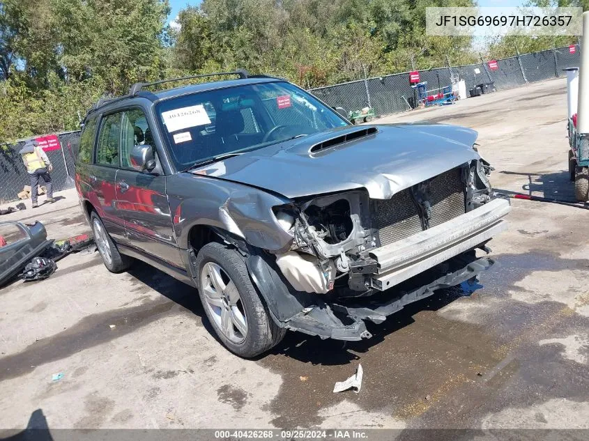 2007 Subaru Forester Sports 2.5Xt VIN: JF1SG69697H726357 Lot: 40426268