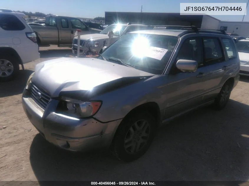 2007 Subaru Forester 2.5X L.l. Bean Edition VIN: JF1SG67647H704446 Lot: 40456045