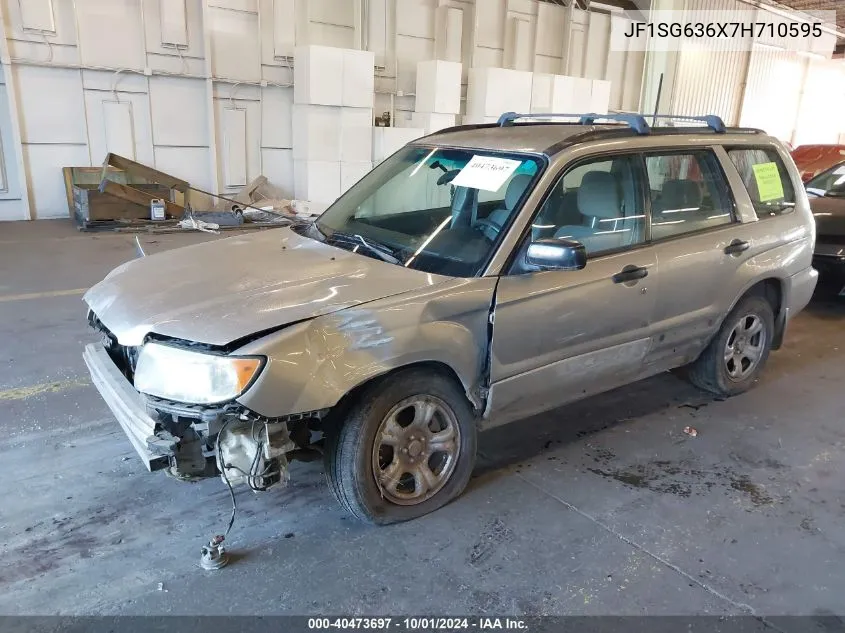 2007 Subaru Forester 2.5X VIN: JF1SG636X7H710595 Lot: 40473697