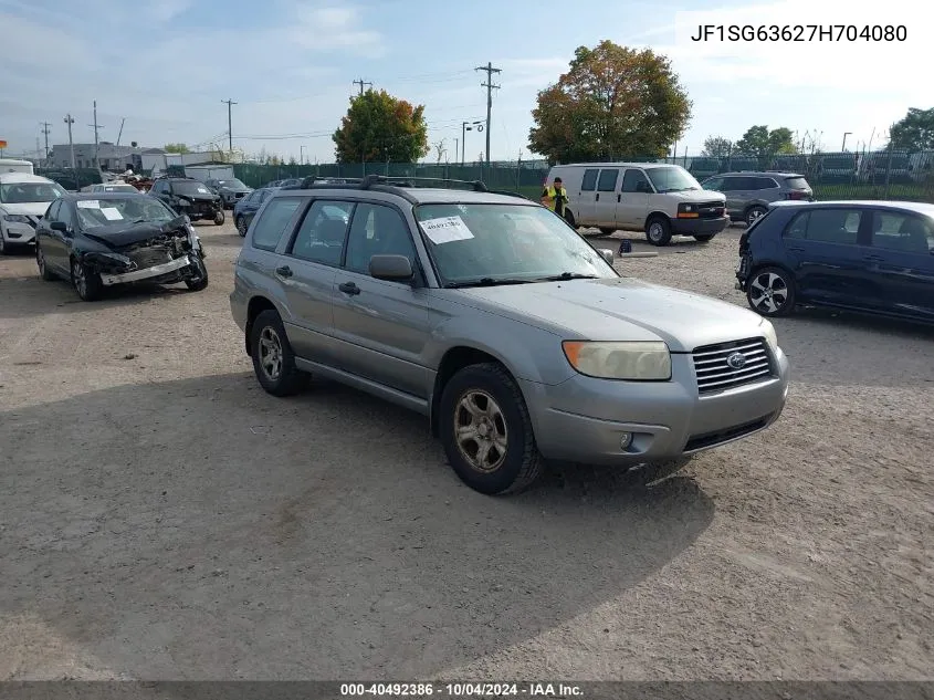 2007 Subaru Forester 2.5X VIN: JF1SG63627H704080 Lot: 40492386